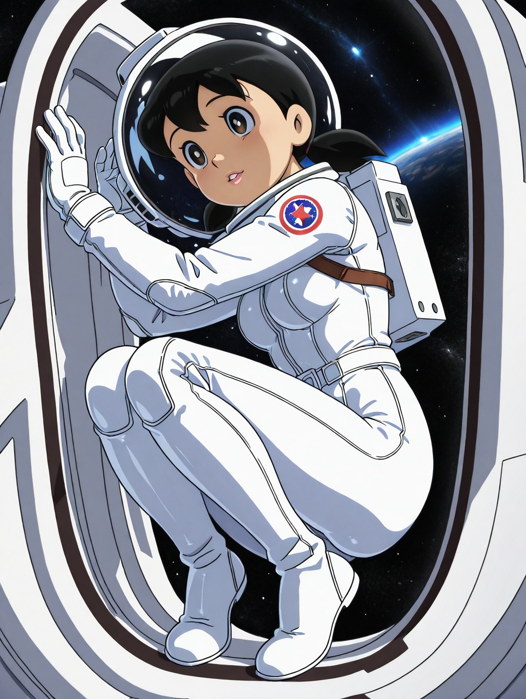 anime coloring,  minamoto shizuka,  1girl on Tensor.Art