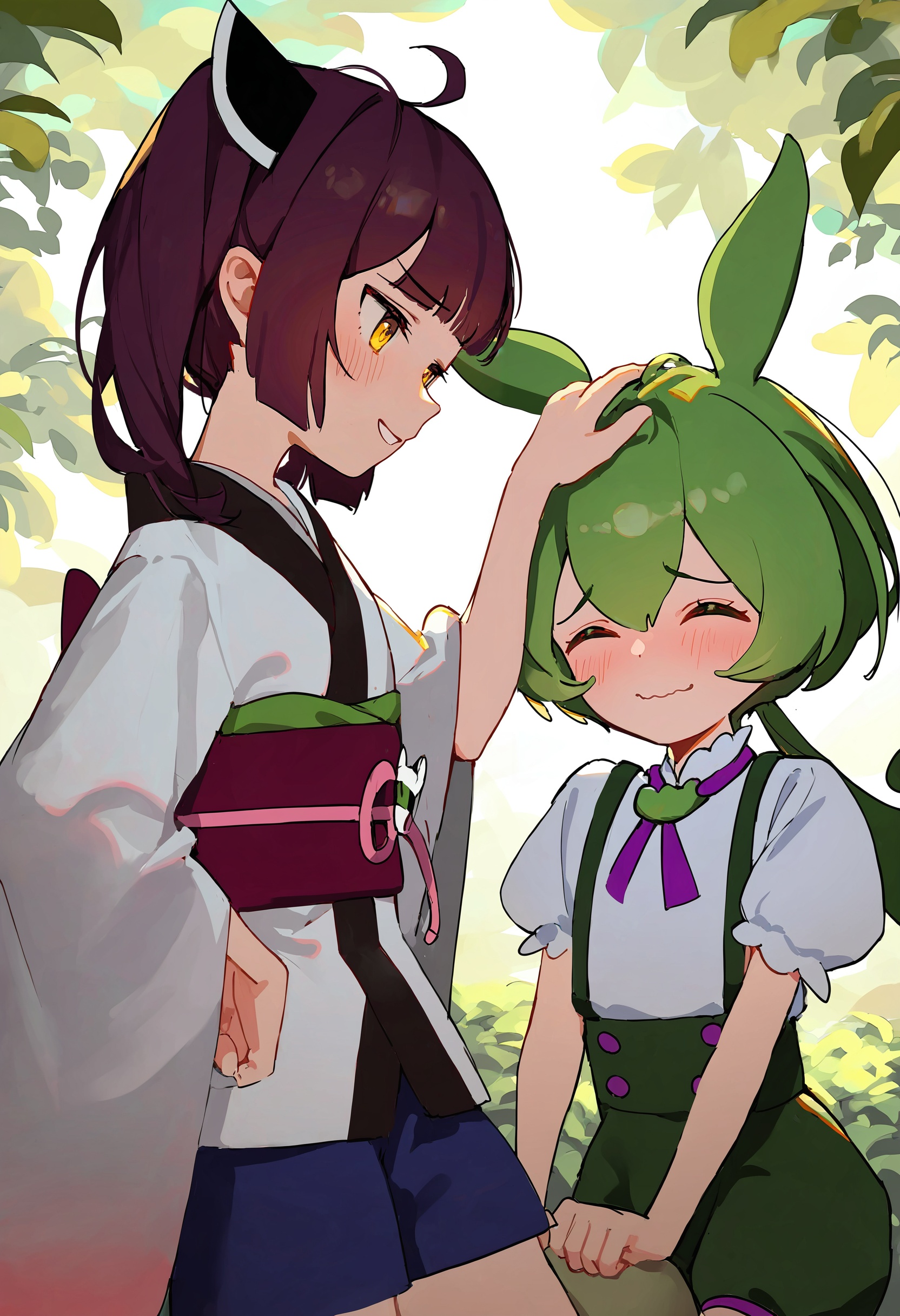 zundamon,  touhoku kiritan,  multiple girls on Tensor.Art