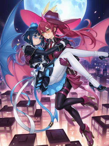 phantom thief,  2girls,  princess carry on Tensor.Art