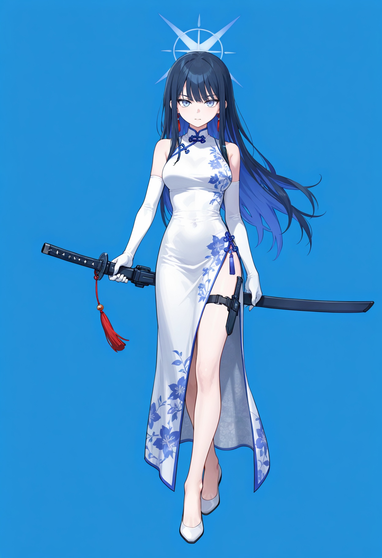 1girl,  saori \(blue archive\),  blue archive on Tensor.Art