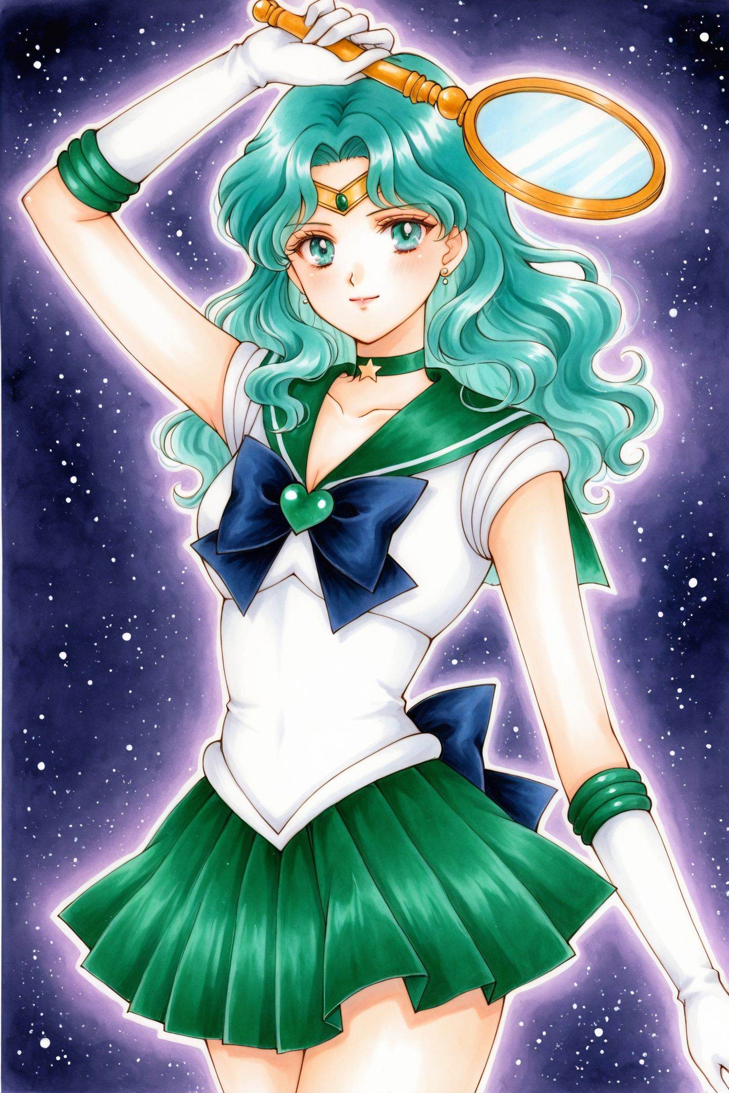 usana_moon Style,  traditional media,  watercolor \(medium\) on Tensor.Art