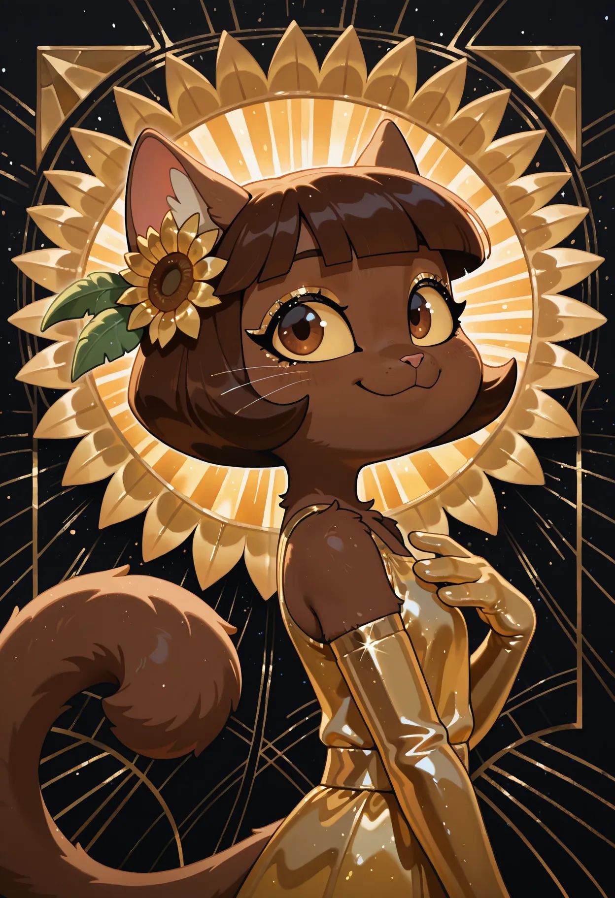 on model,  traditional media,  detailed fur on Tensor.Art