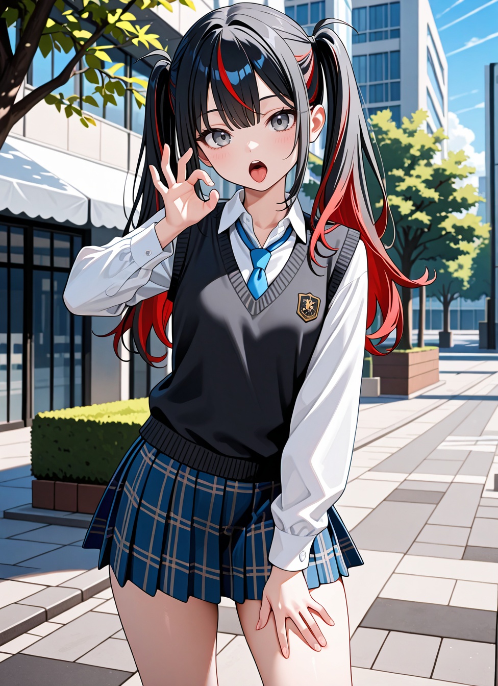 1girl,  solo,  open mouth on Tensor.Art