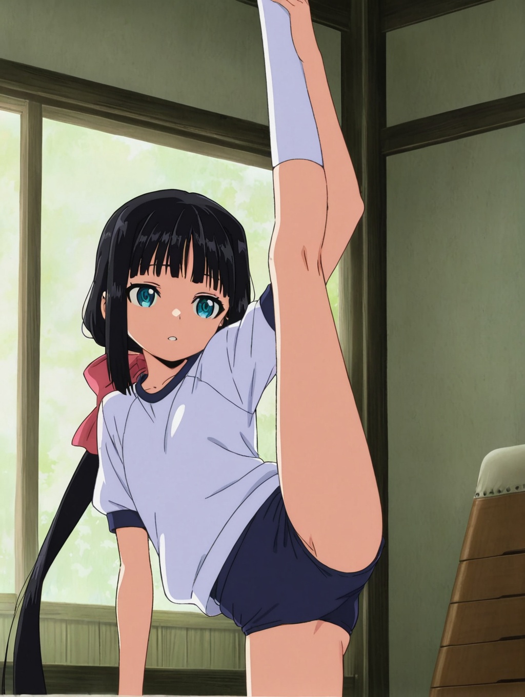 shizuku,  1girl,  gym uniform on Tensor.Art