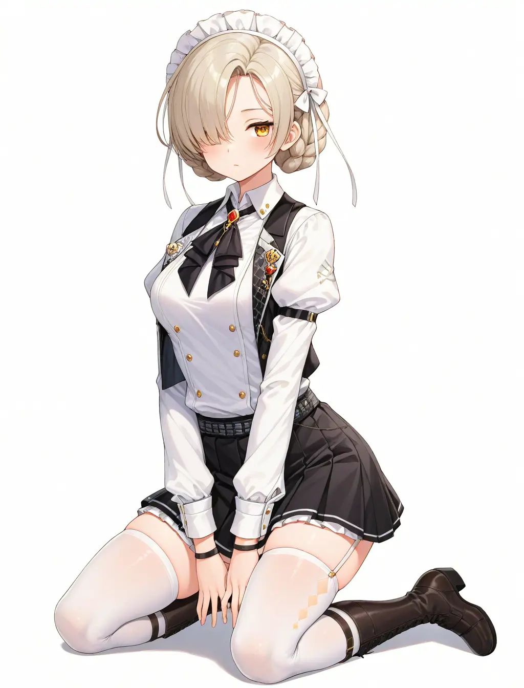1girl,  sheffield \(azur lane\),  idol clothes on Tensor.Art
