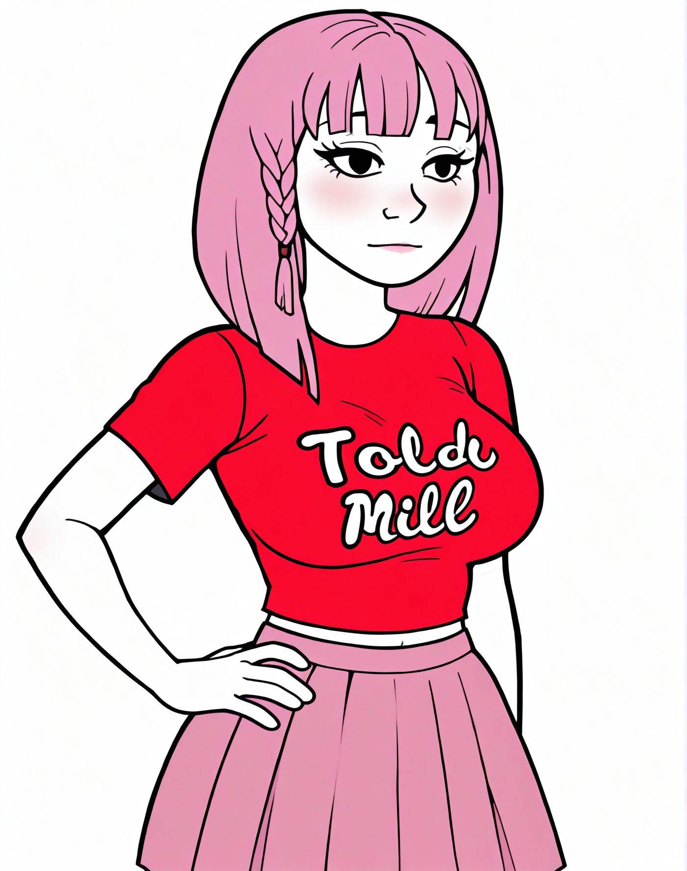 toon \(style\),  2d,  Wojak style on Tensor.Art