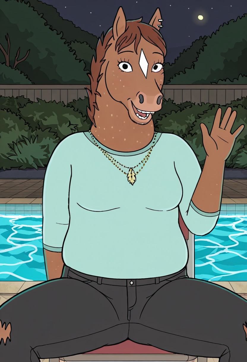 solo,  1girl,  horse on Tensor.Art