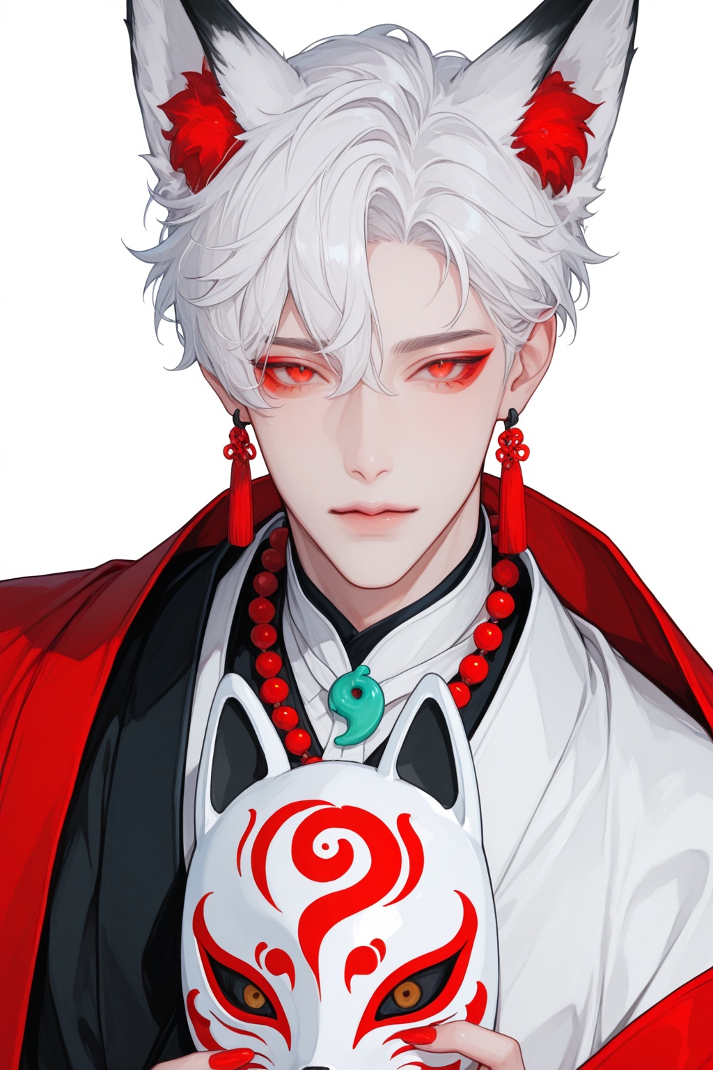 1boy,  male_focus,  jewelry on Tensor.Art