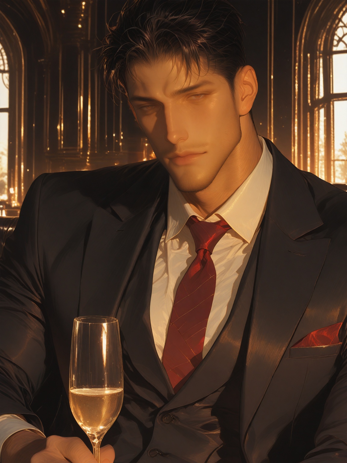 1boy,  mature male,  solo on Tensor.Art