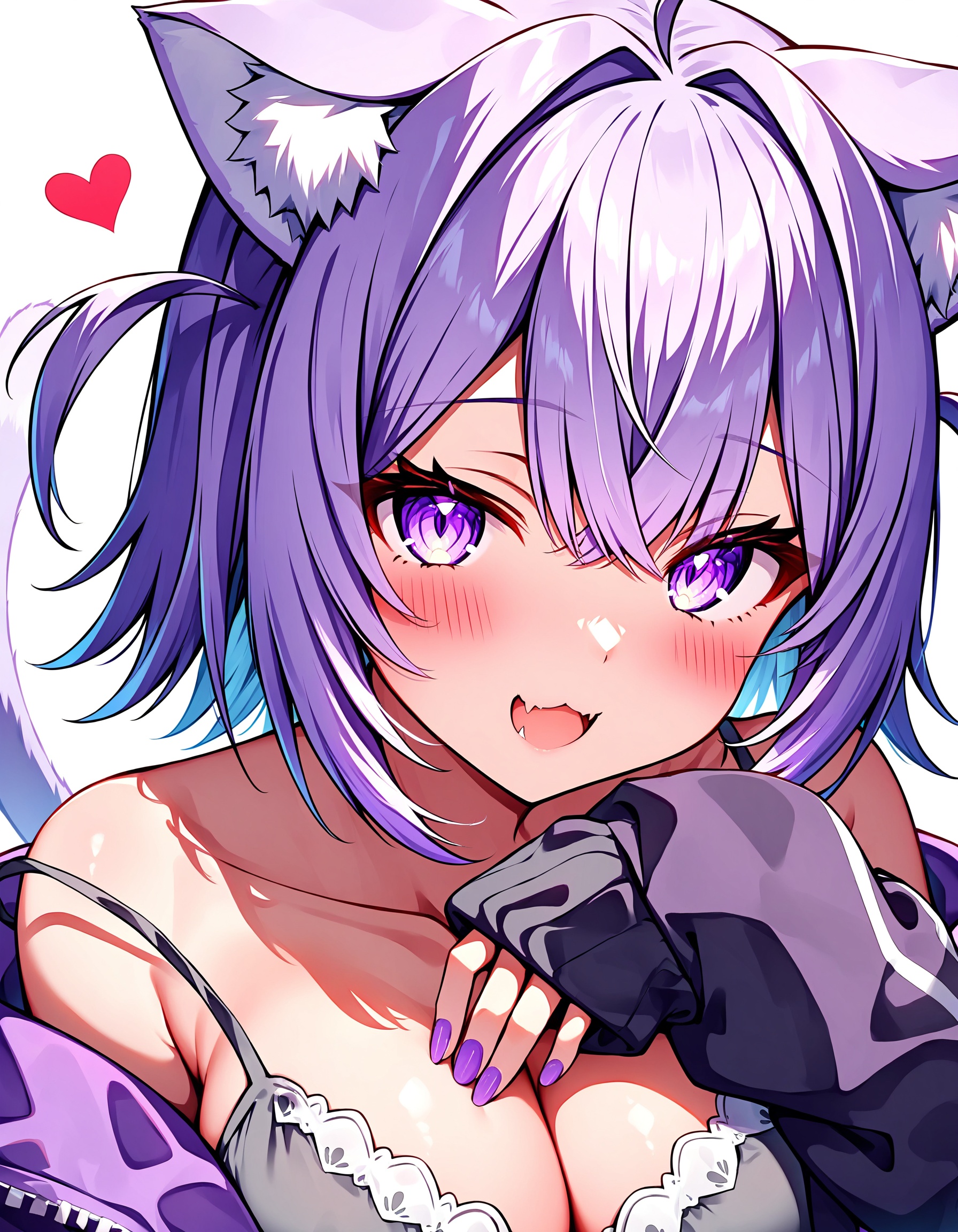 1girl,  nekomata okayu,  nekomata okayu \(membership\) on Tensor.Art