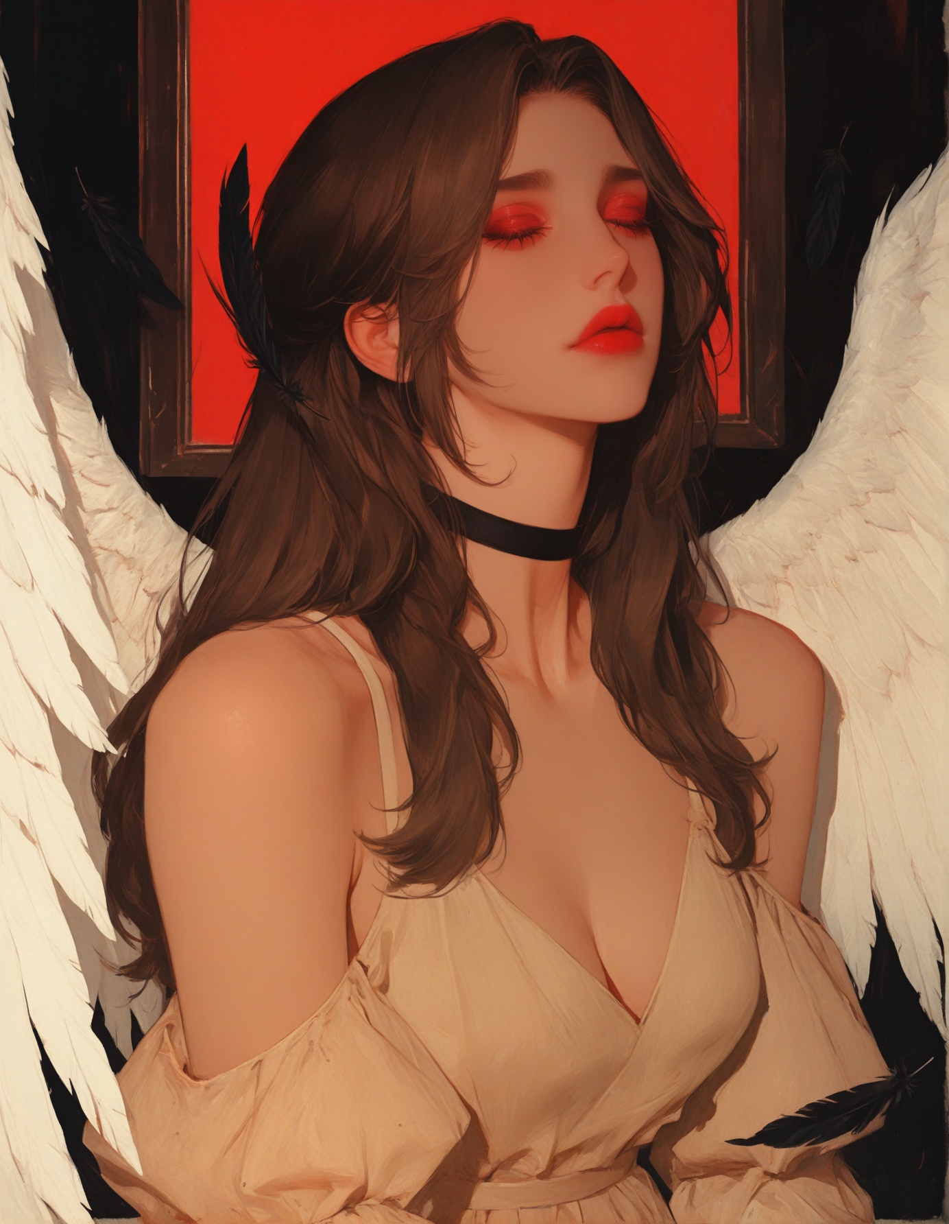 dynamic pose,  detailed background, on Tensor.Art