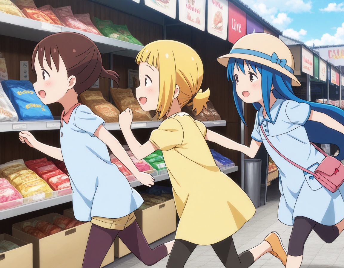 c0l0rs,  kise saki,  aoyama kotoha on Tensor.Art