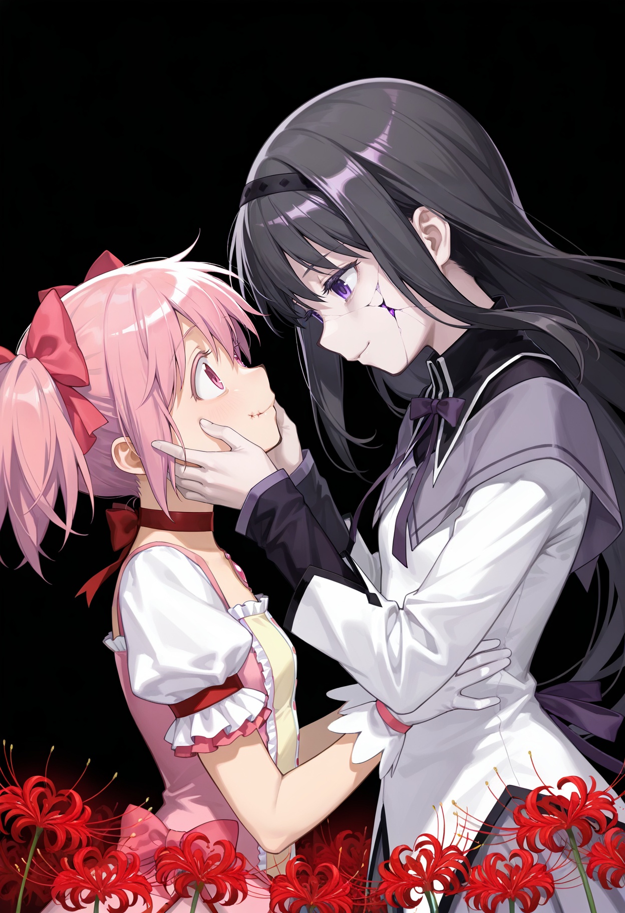 2girls,  multiple girls,  akemi homura on Tensor.Art