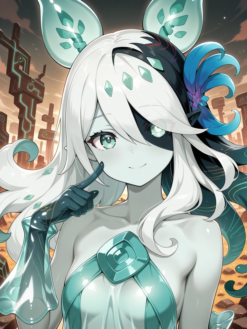 monster girl,  icejade acti,  1girl on Tensor.Art
