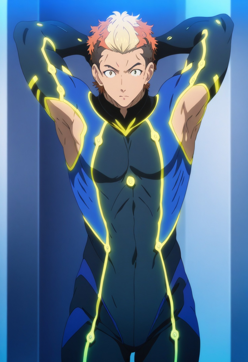 tsutomu domon,  1boy,  male focus on Tensor.Art