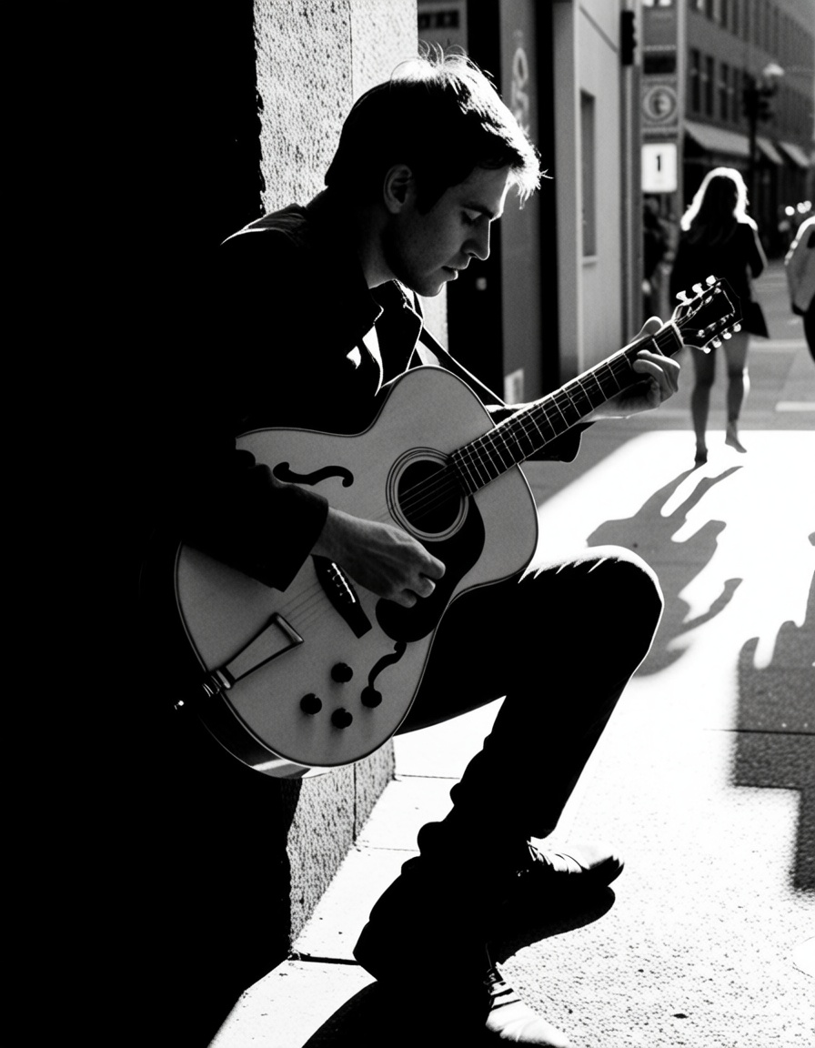 ehcartier,  ,  man playing guitar on Tensor.Art
