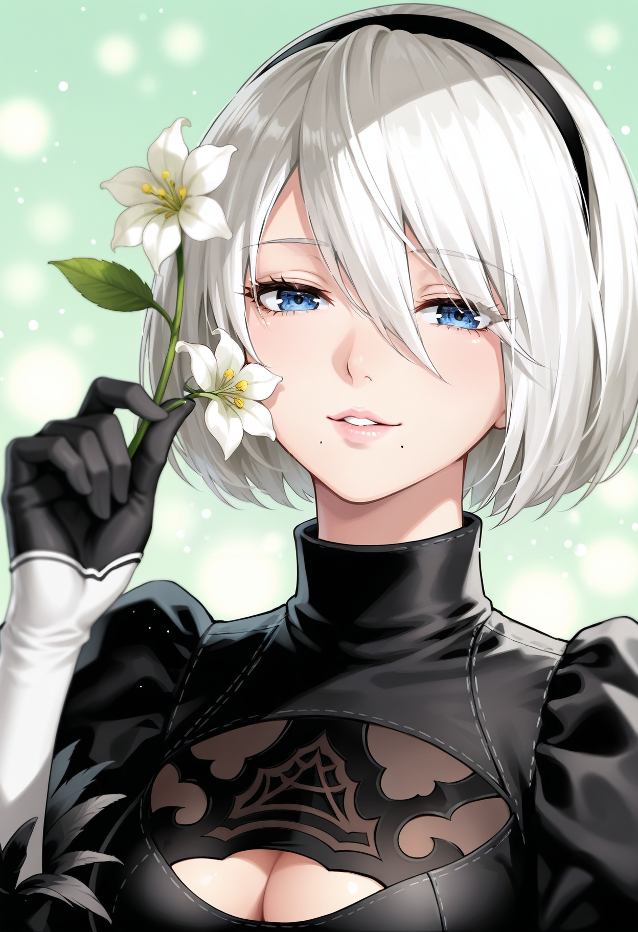 1girl,  2b \(nier:automata\),  nier:automata on Tensor.Art