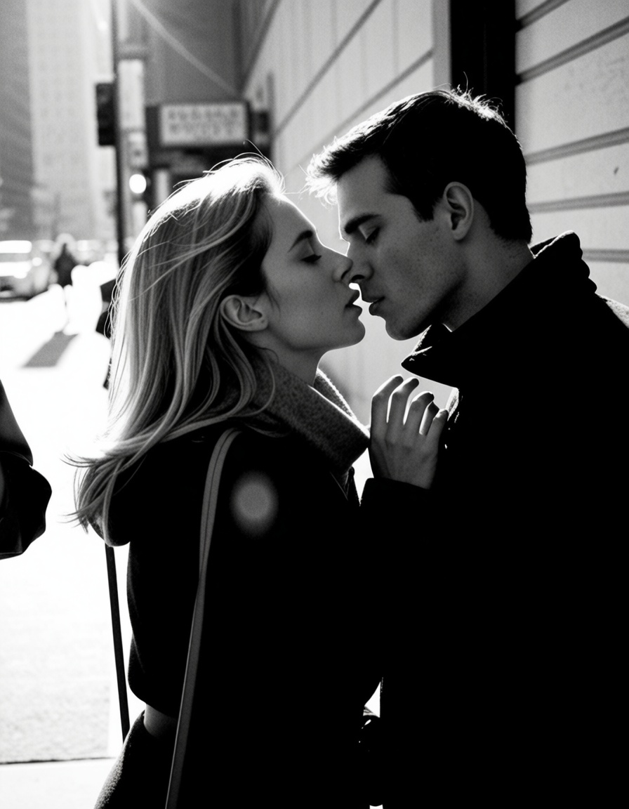 ehcartier,  couple kissing on Tensor.Art