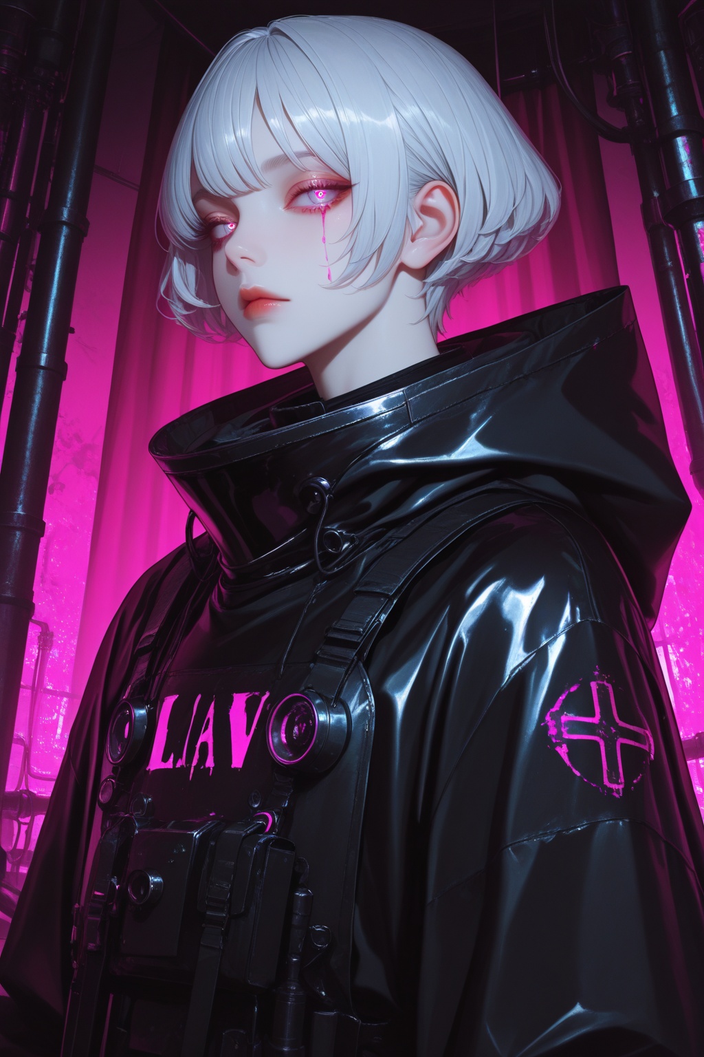 slim,  solo_male,  silver hair on Tensor.Art