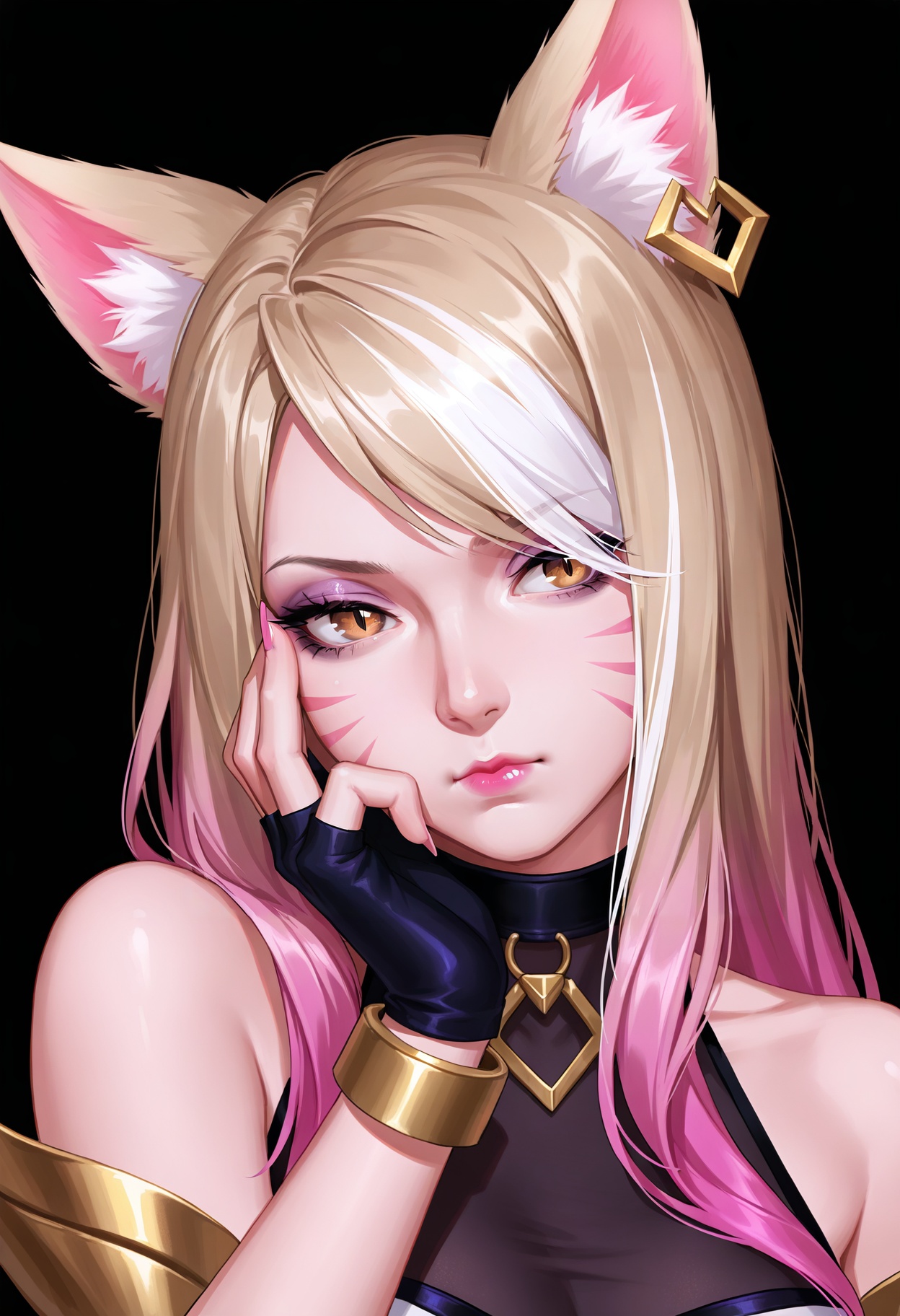 1girl,  ahri \(league of legends\),  k/da ahri on Tensor.Art