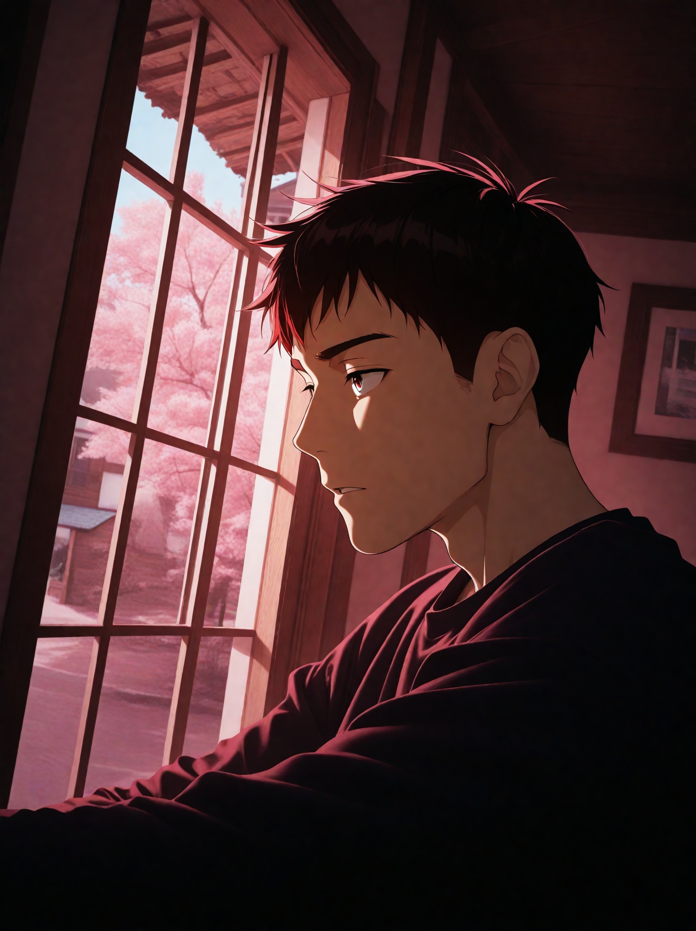 male focus,  gay,  yaoi on Tensor.Art