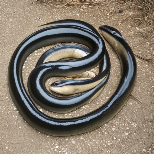 out of frame,  no humans,  Four eels on Tensor.Art
