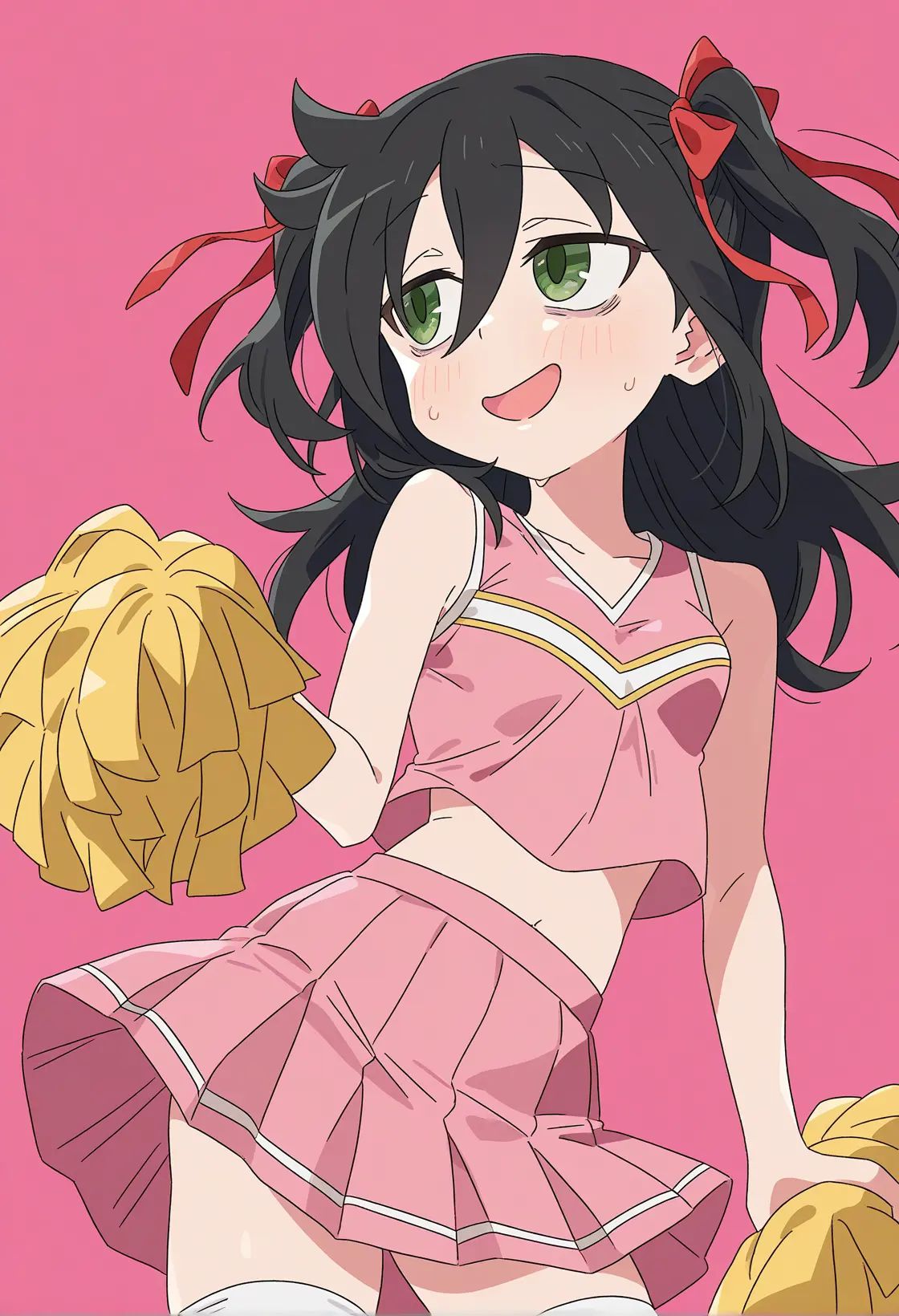 MCNsZe75uy0C,  1girl,  pom pom (cheerleading) on Tensor.Art