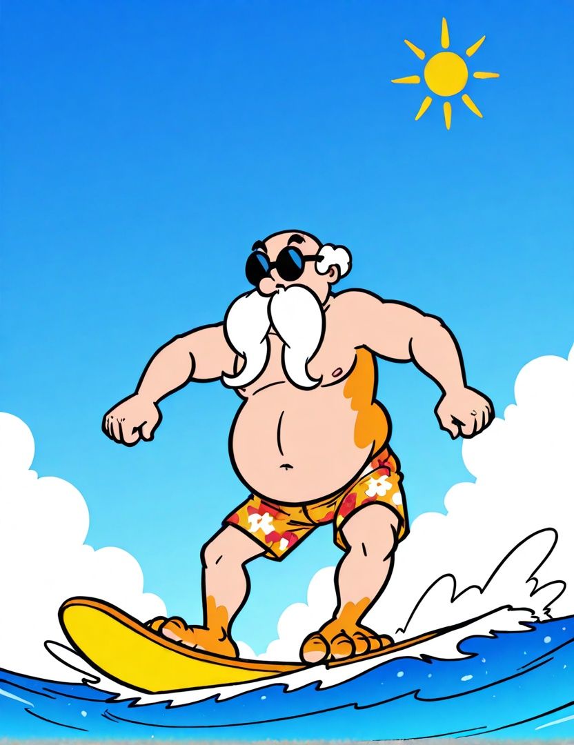 Professor_Gobelijn,  very long mustache,  giant mustaches on Tensor.Art