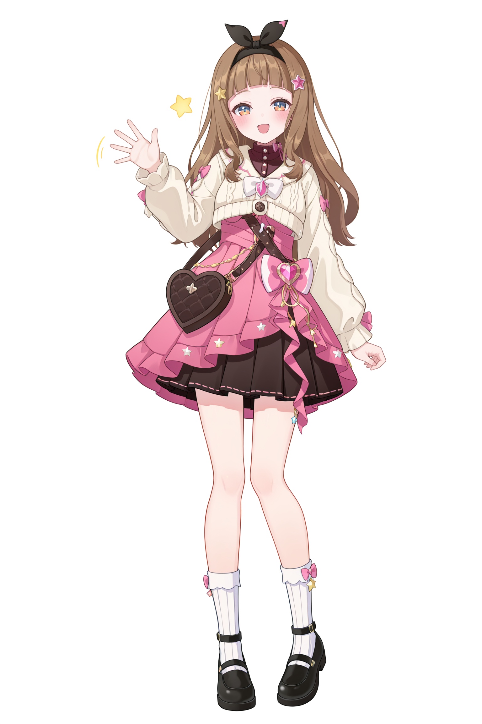 Maple Manybell,  orange eyes,  blunt bangs on Tensor.Art