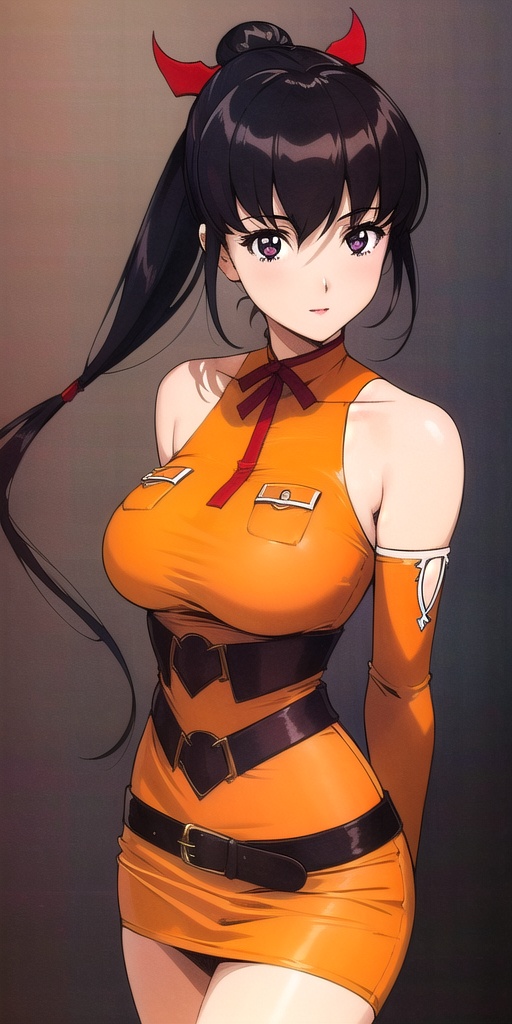 LisaPacifist,  large breasts,  standing on Tensor.Art