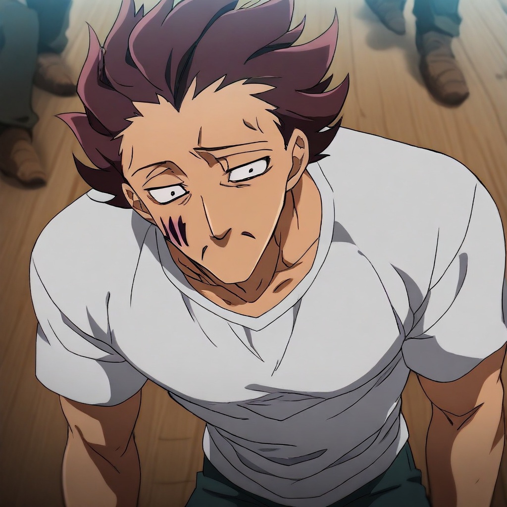 monspeetnnt-facial marked 1male focus,  anime screencap,  masterpiece on Tensor.Art