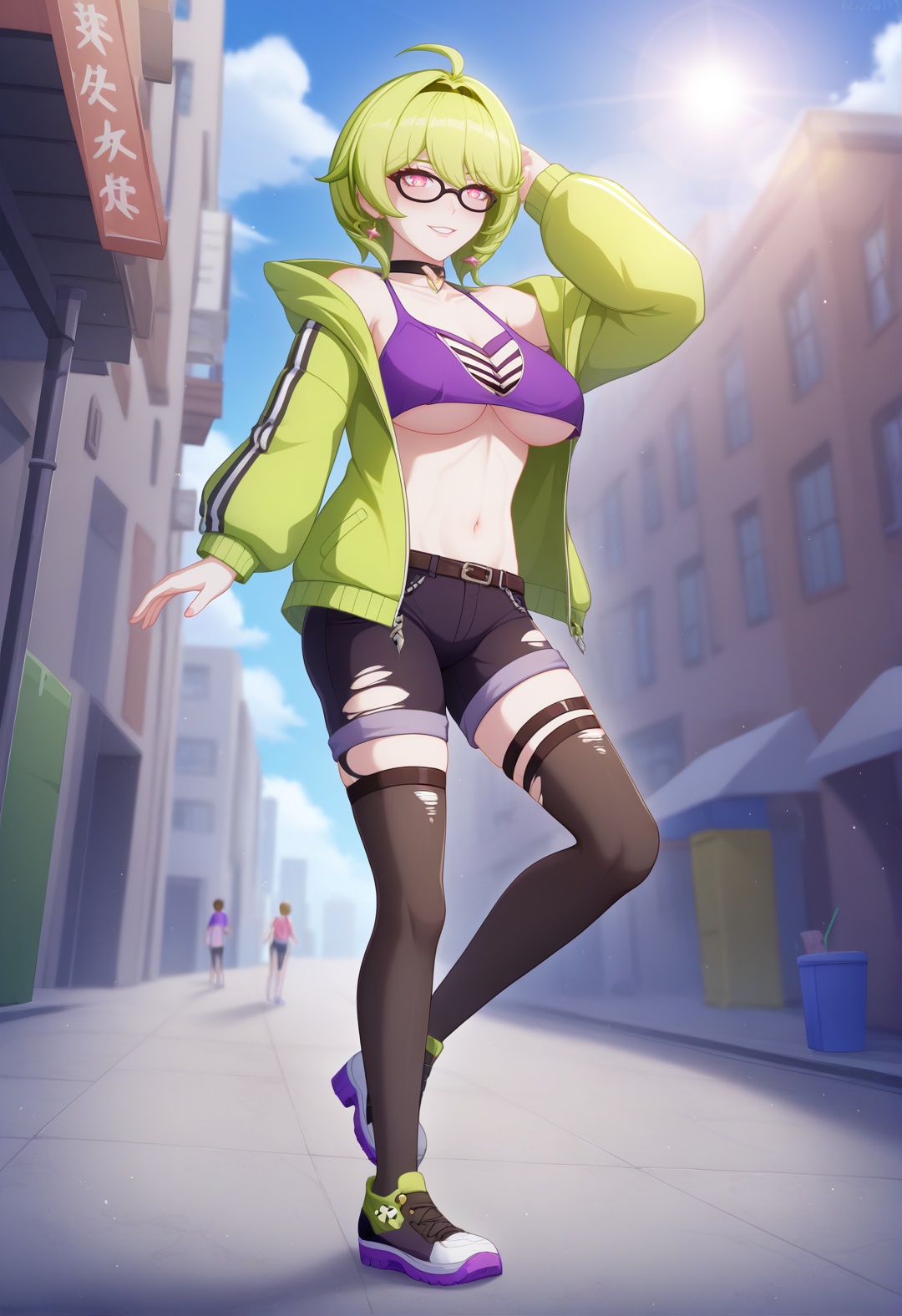 rating_all,  Honkai3StyleV4XL,  1girl on Tensor.Art