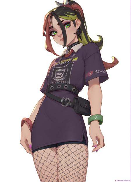 helsiedef,  ponytail,  bracelets on Tensor.Art