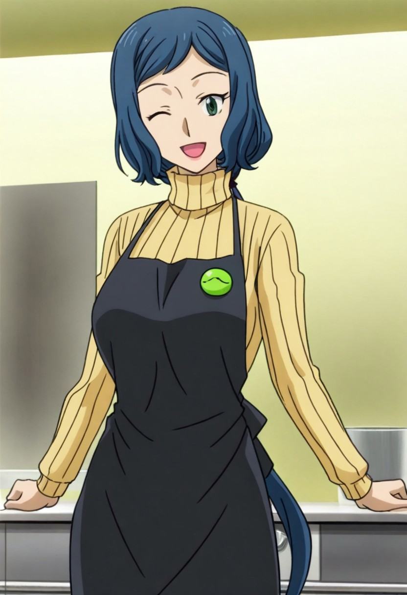 iorrin,  blue hair,  mature female on Tensor.Art