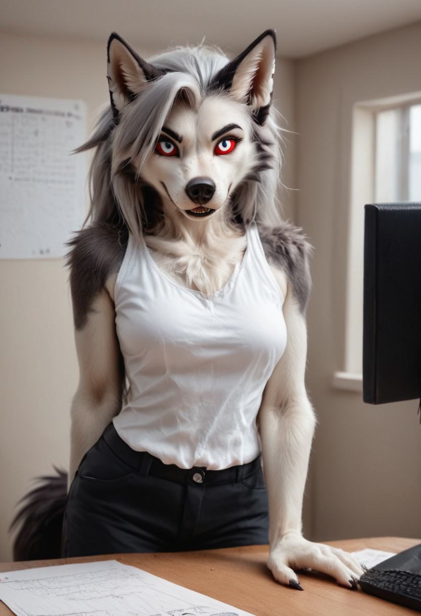 loona,  furry,  furry female on Tensor.Art