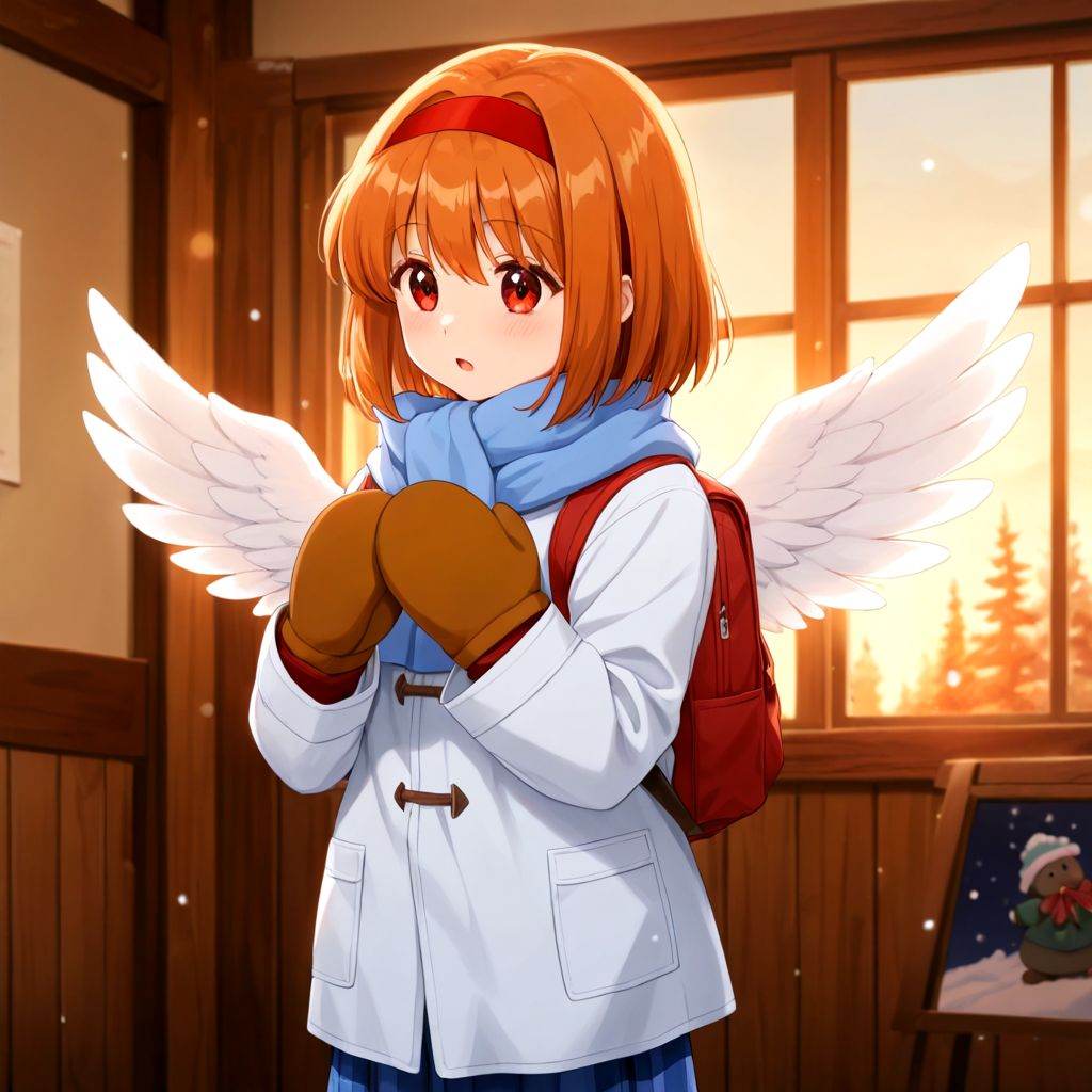 tsukimiya ayu,  kanon,  1girl on Tensor.Art