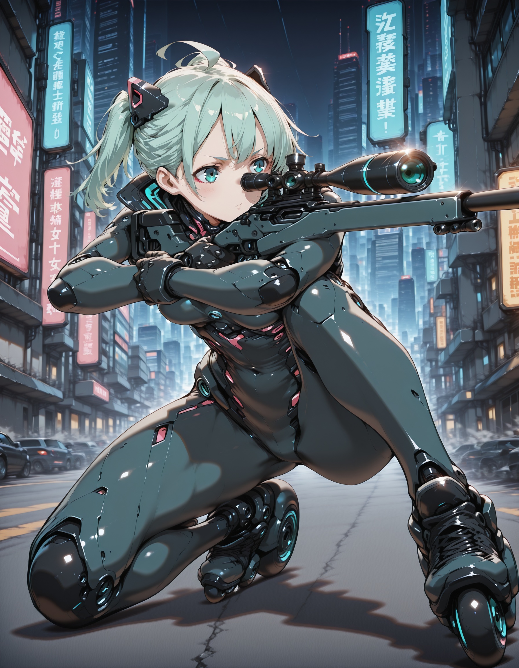 1girl,  afukuro,  cyborg on Tensor.Art
