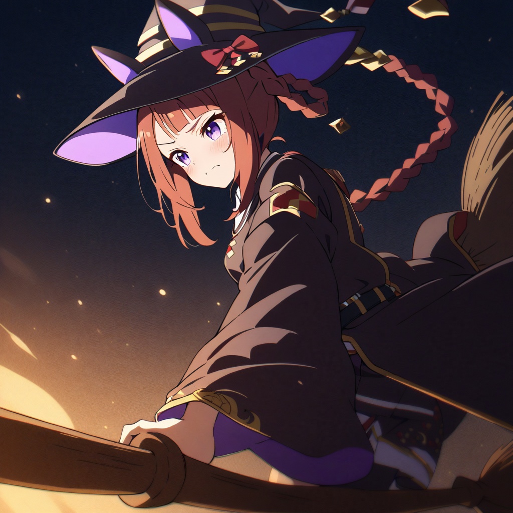 1girl,  sweep tosho \(umamusume\),  night sky on Tensor.Art