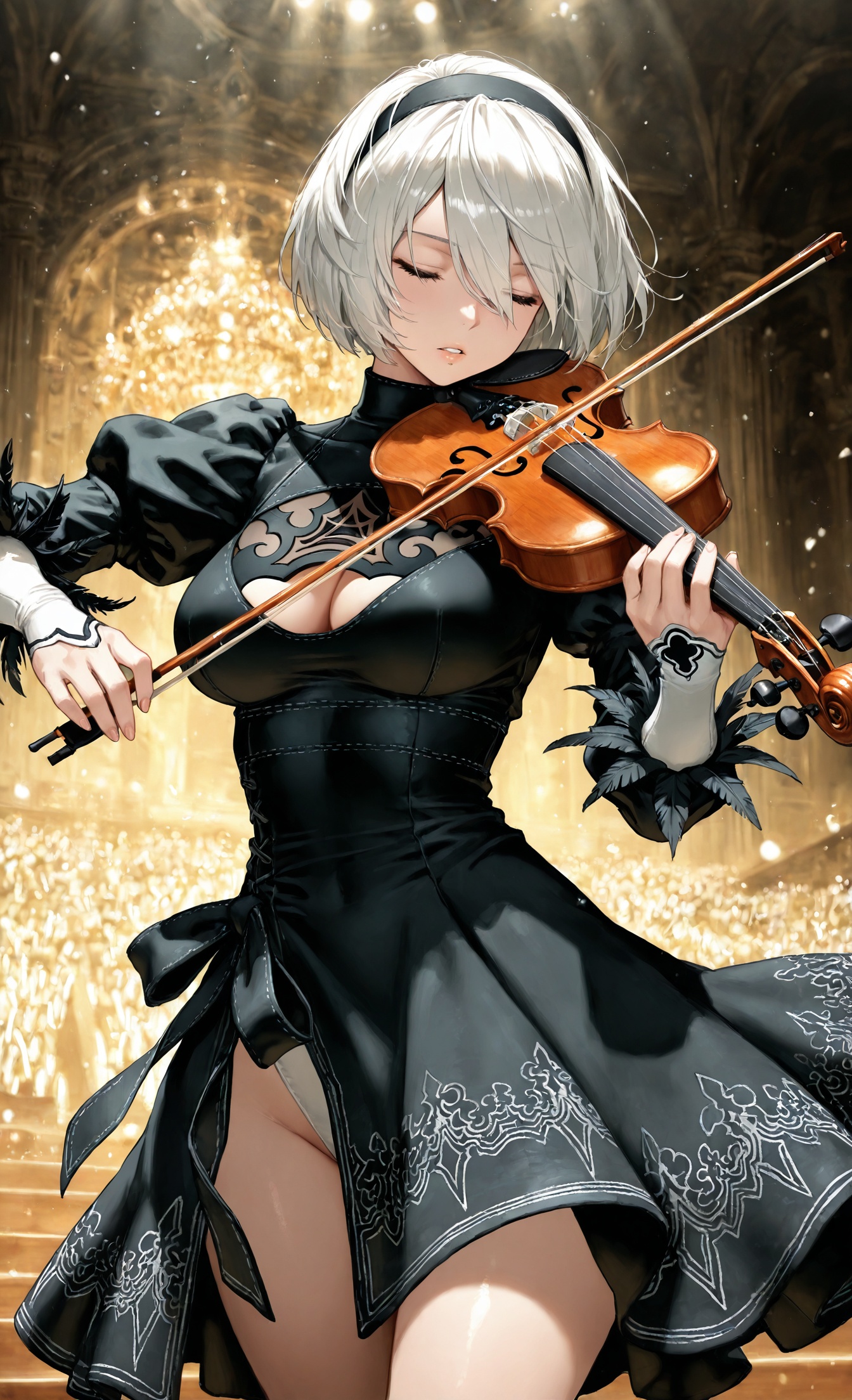 1girl,  2B,  nier automata on Tensor.Art
