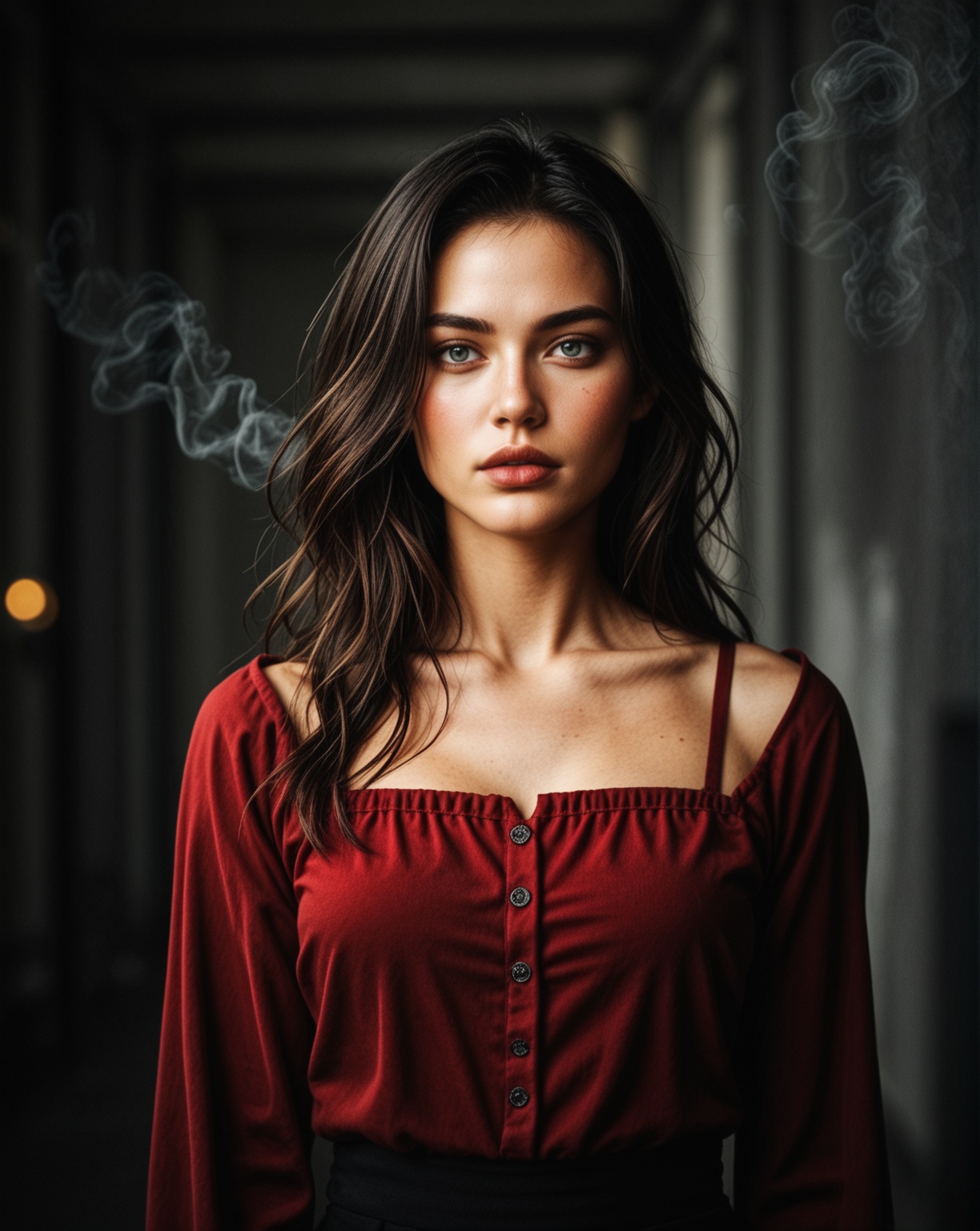1girl,  long hair,  low light on Tensor.Art