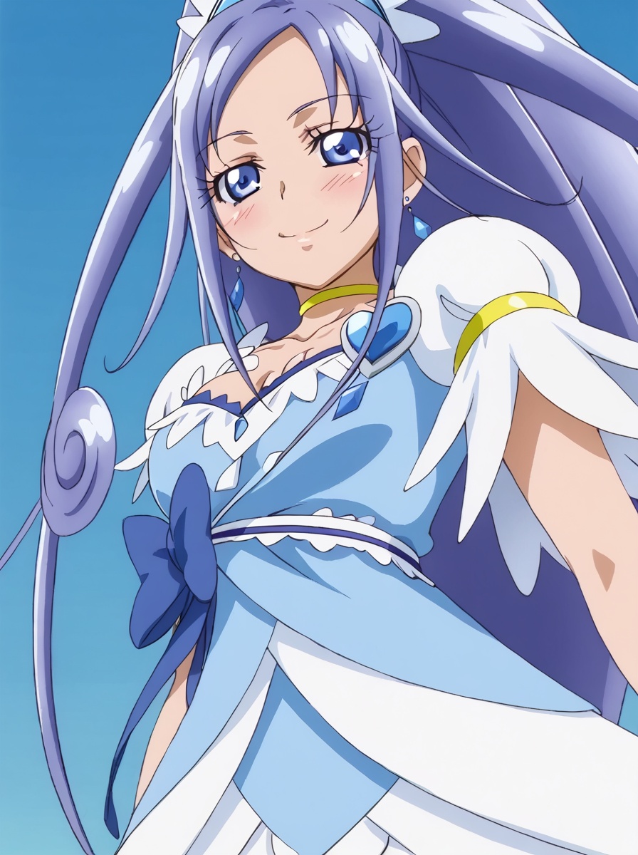 curediamond,  large breasts,  half-closed eyes on Tensor.Art