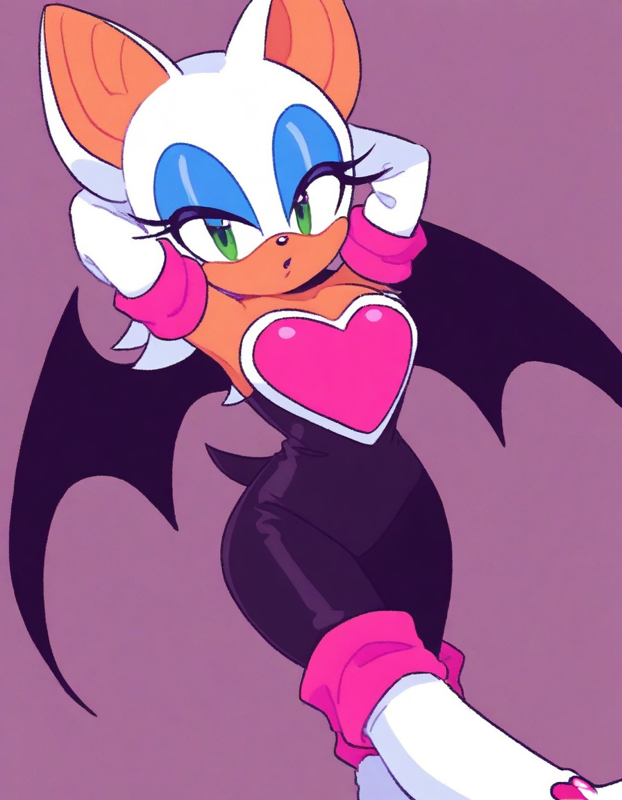 rouge,  animal ears,  bat ears on Tensor.Art
