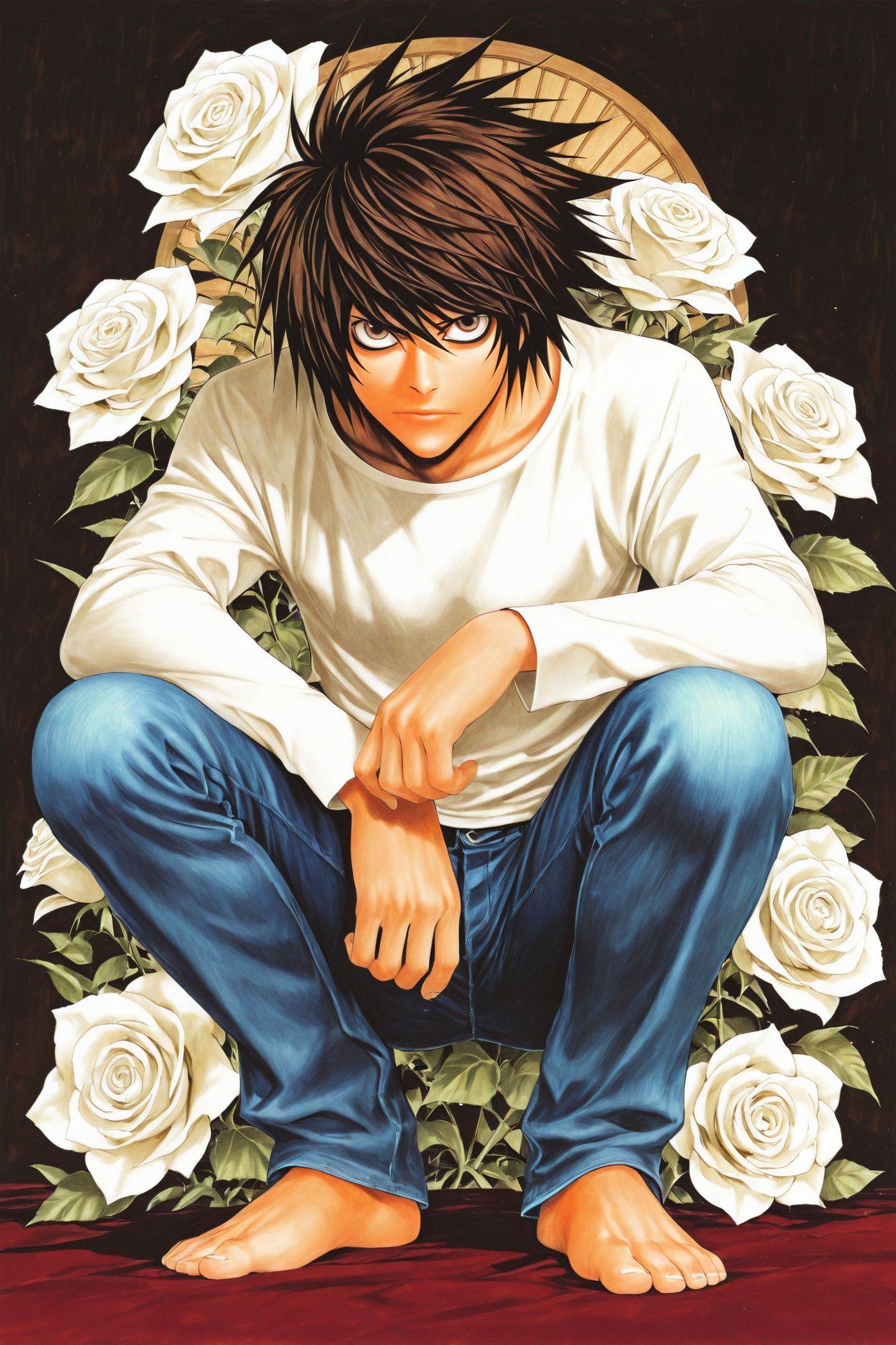 l_(death_note),  1boy,  solo on Tensor.Art