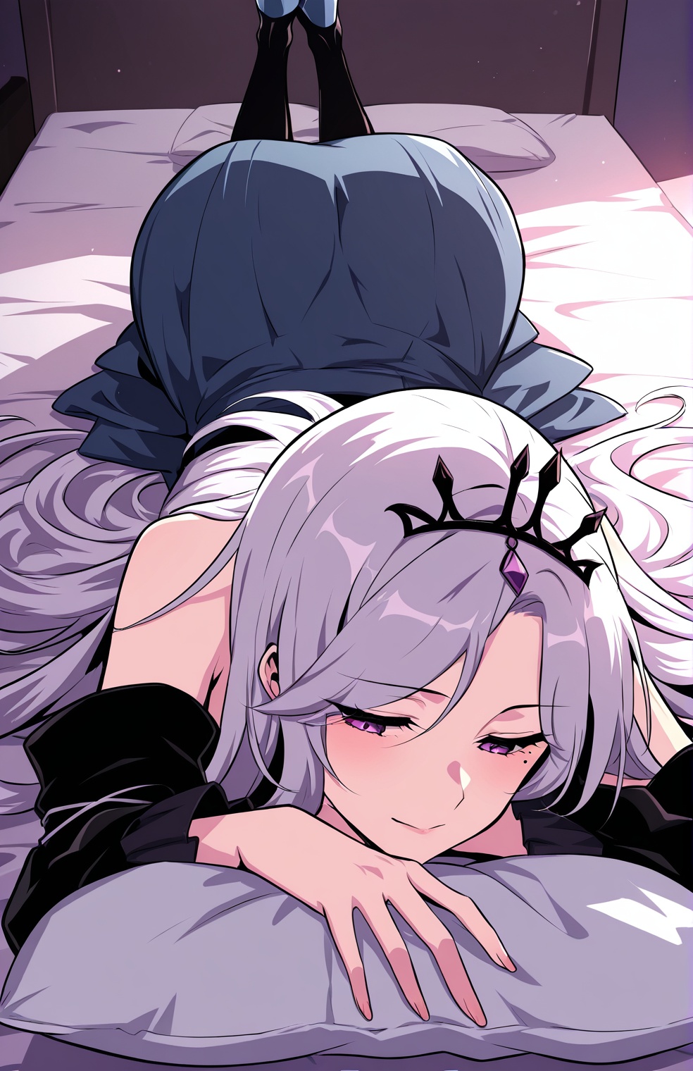 1 girl,  solo,  very long hair on Tensor.Art