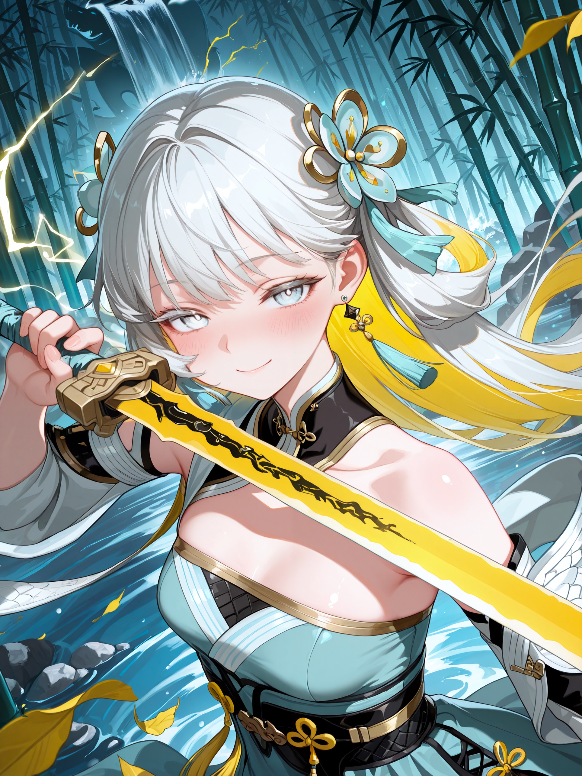 1girl,  solo,  long hair on Tensor.Art