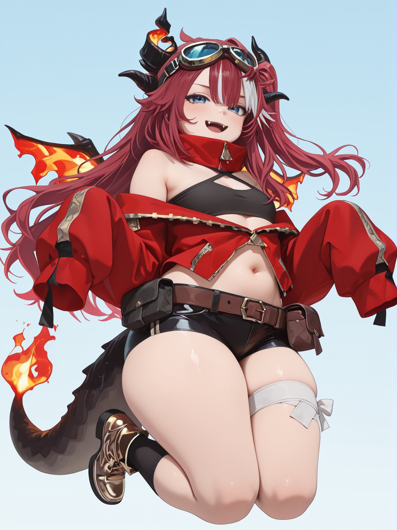 plump,  thick thighs,  wide hips on Tensor.Art