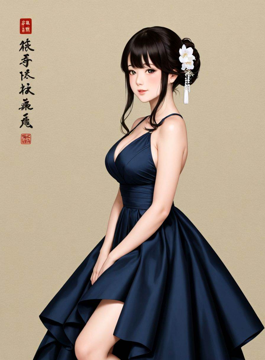 azuma \(azur lane\),  azur lane,  Fashion photography of a supermodel on Tensor.Art