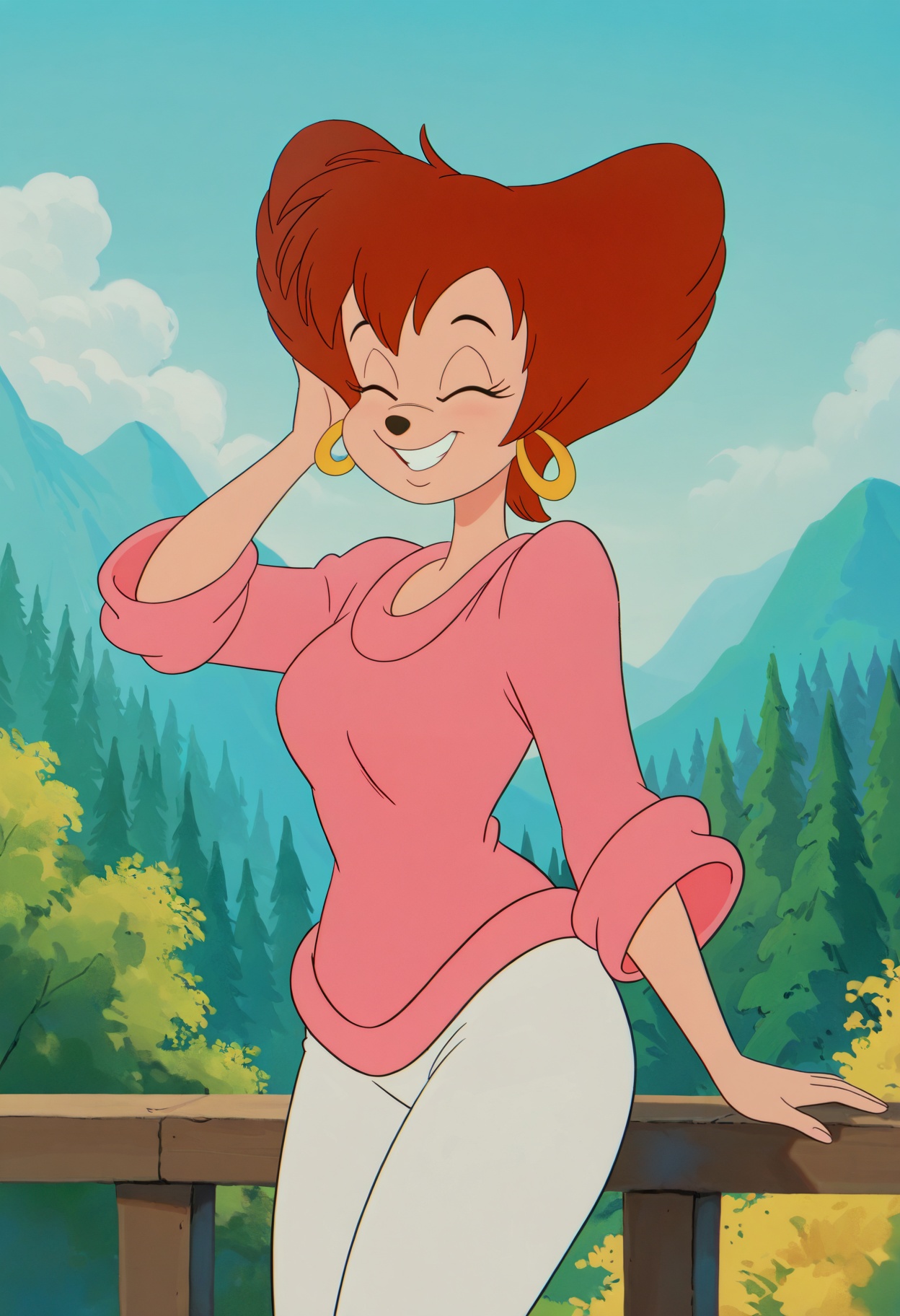 retro artstyle,  1girl,  peg pete on Tensor.Art