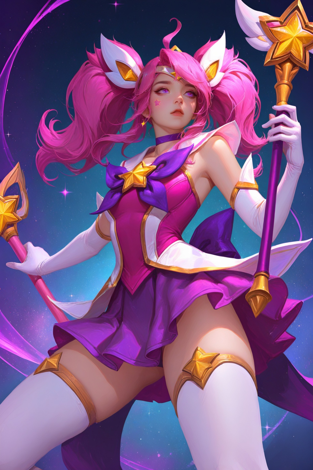 star guardian lux,  league of legends,  1girl on Tensor.Art