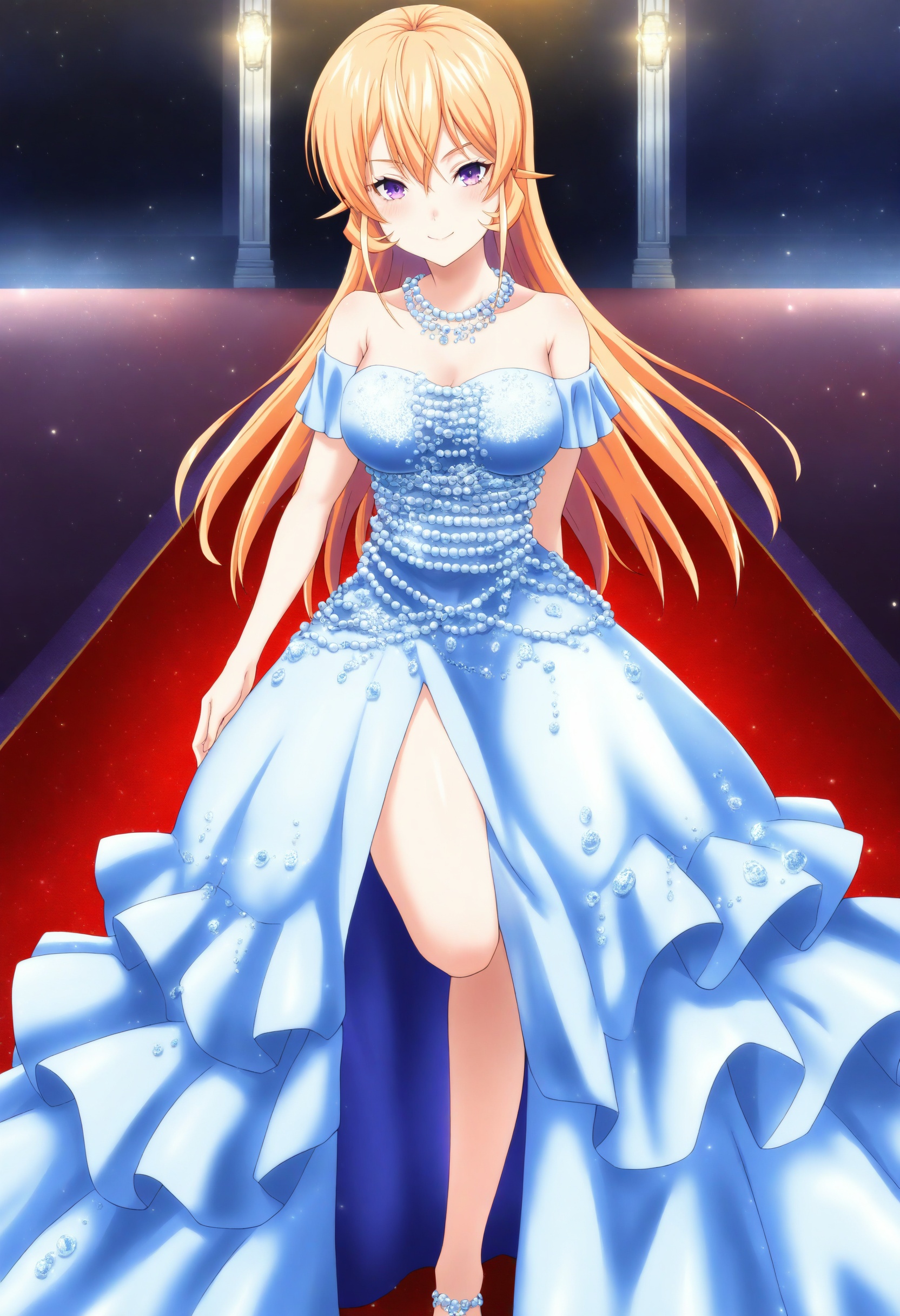 sysdeep_erina,  blonde hair,  purple eyes on Tensor.Art